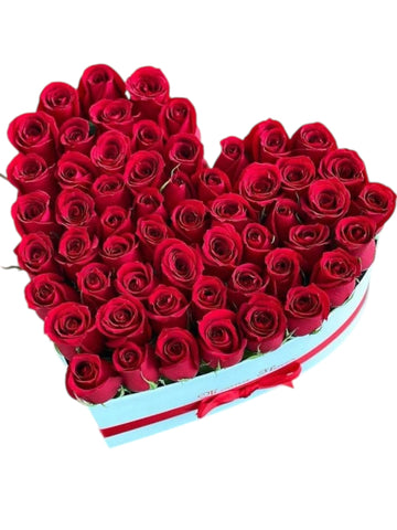 Corazon esencia en rosas